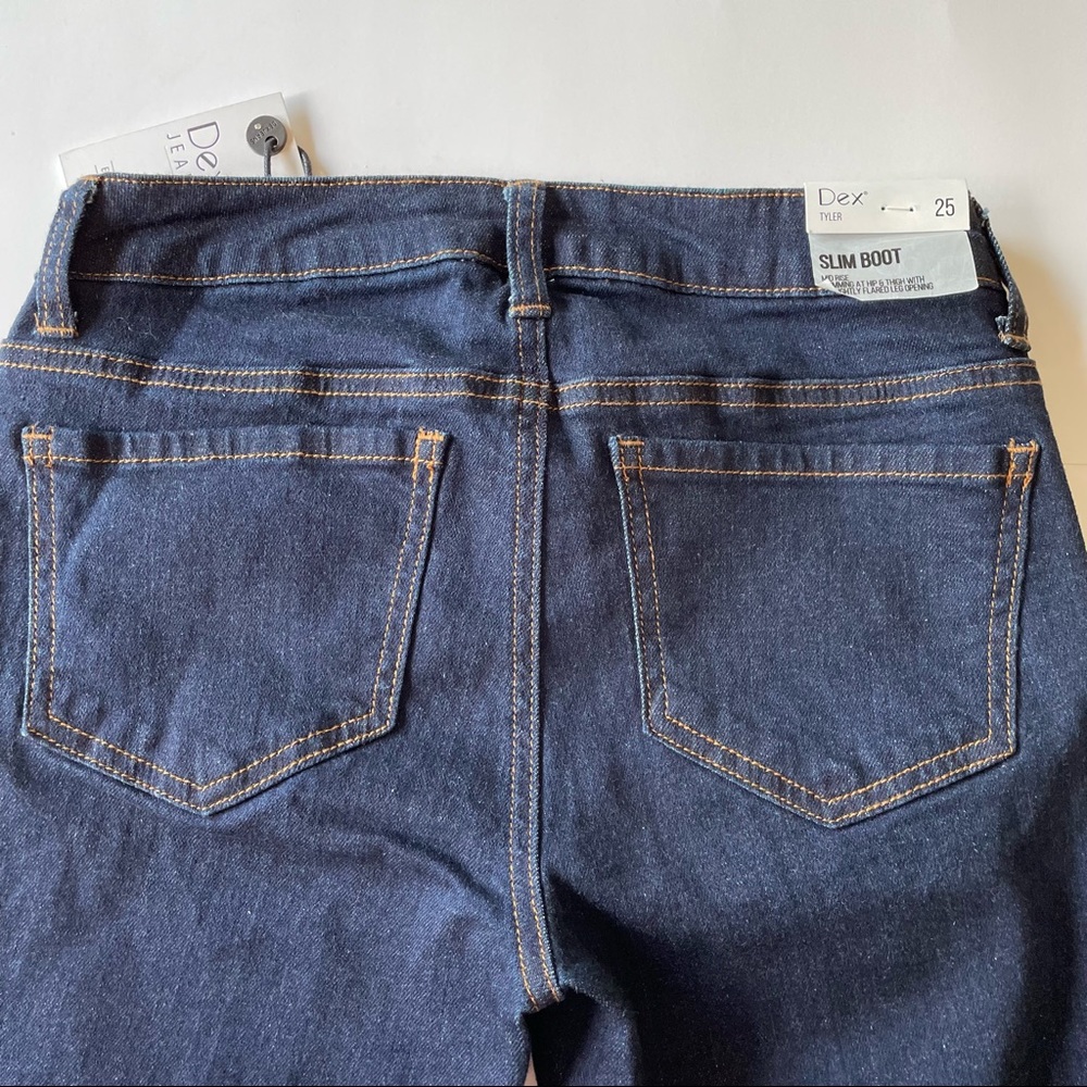Dex Tyler Slim Boot Cut Jeans Size 25 x 32 - Picture 8 of 10